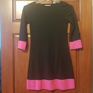 Pink Trim Dress